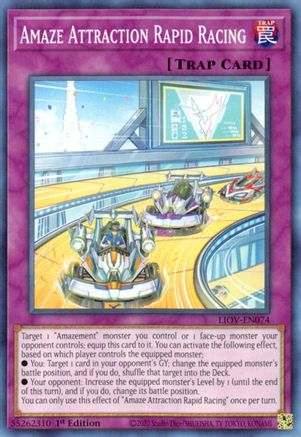 Amaze Attraction Rapid Racing - LIOV-EN074 - Lightning Overdrive 1st Edition
