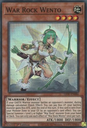 War Rock Wento (LIOV-EN086) - Lightning Overdrive 1st Edition