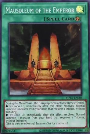 Mausoleum of the Emperor (OP16-EN006) - OTS Tournament Pack 16 Unlimited