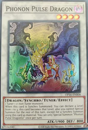 Phonon Pulse Dragon (OP16-EN008) - OTS Tournament Pack 16 Unlimited