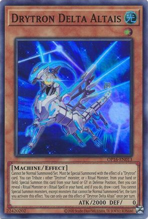 Drytron Delta Altais - OP16-EN013 - OTS Tournament Pack 16 Unlimited