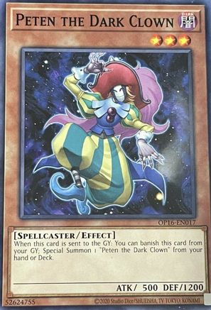 Peten the Dark Clown (OP16-EN017) - OTS Tournament Pack 16 Unlimited