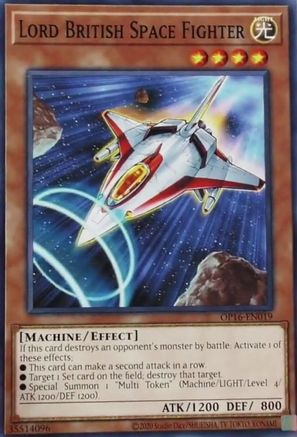 Lord British Space Fighter (OP16-EN019) - OTS Tournament Pack 16 Unlimited