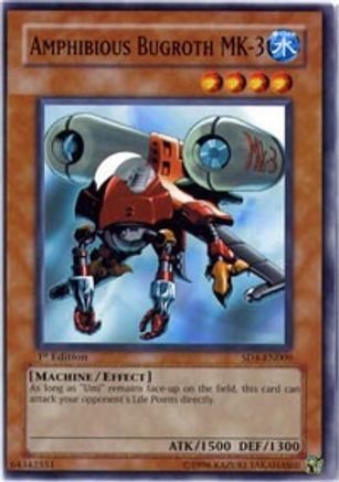 Amphibious Bugroth MK-3 - SD4-EN009 - Structure Deck: Fury from the Deep 1st Edition