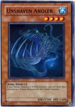 Unshaven Angler (SD4-EN013) - Structure Deck: Fury from the Deep 1st Edition