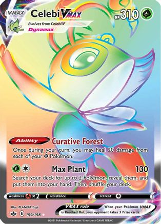 Celebi VMAX 199/198 - Chilling Reign Holofoil