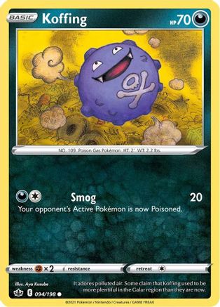 Koffing 94/198 - Chilling Reign