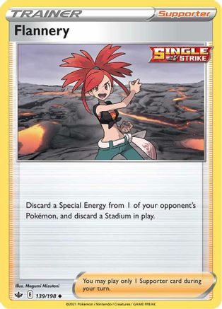 Flannery 139/198 - Chilling Reign Reverse Holofoil