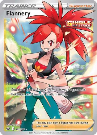 Flannery (Full Art) 191/198 - Chilling Reign Holofoil