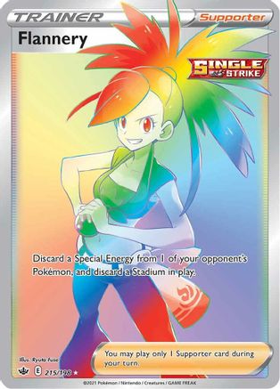 Flannery 215/198 - Chilling Reign Holofoil