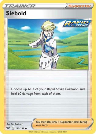 Siebold 153/198 - Chilling Reign Reverse Holofoil