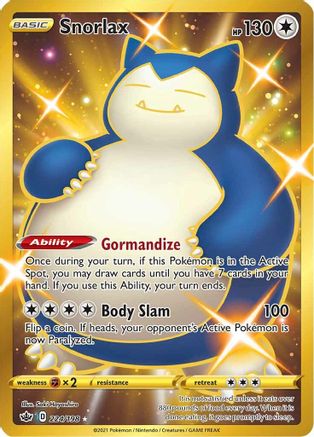 Snorlax 224/198 - Chilling Reign Holofoil