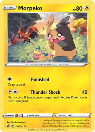 Morpeko - SWSH116 SWSH116/307 - SWSH Sword & Shield Promo Cards Holofoil
