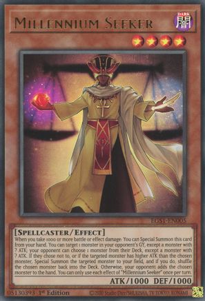 Millennium Seeker (EGS1-EN005) - Egyptian God Deck: Slifer the Sky Dragon 1st Edition