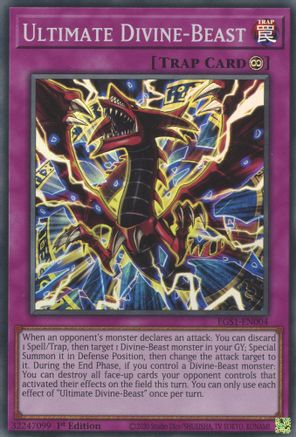 Ultimate Divine-Beast (EGS1-EN004) - Egyptian God Deck: Slifer the Sky Dragon 1st Edition