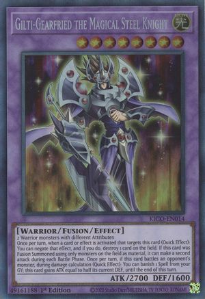 Gilti-Gearfried the Magical Steel Knight (CR) - KICO-EN014 - King's Court 1st Edition