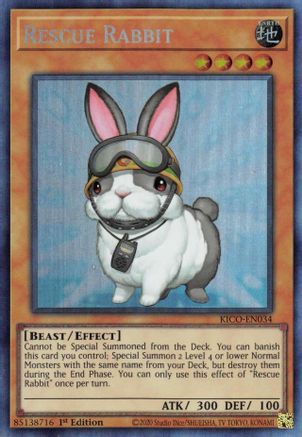 Rescue Rabbit (CR) (KICO-EN034) - King's Court 1st Edition
