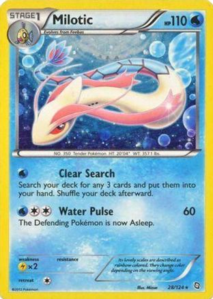 Milotic - 28/124 (Cosmos Holo) 28 - Blister Exclusives Holofoil