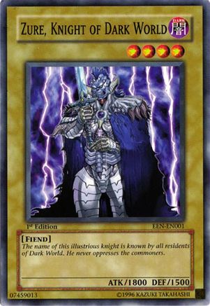 Zure, Knight of Dark World (EEN-EN001) - Elemental Energy 1st Edition