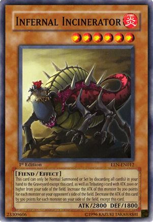 Infernal Incinerator (EEN-EN012) - Elemental Energy 1st Edition