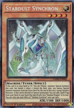 Stardust Synchron (DAMA-EN002) - Dawn of Majesty 1st Edition