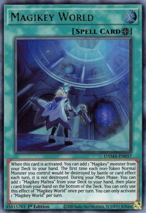 Magikey World (DAMA-EN057) - Dawn of Majesty 1st Edition