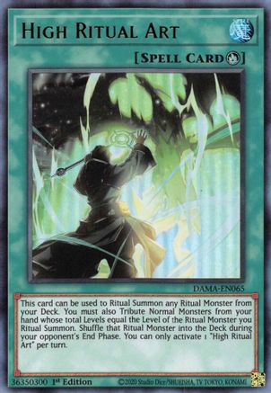 High Ritual Art (DAMA-EN065) - Dawn of Majesty 1st Edition
