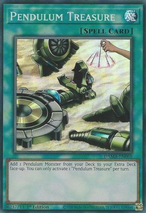 Pendulum Treasure (DAMA-EN068) - Dawn of Majesty 1st Edition