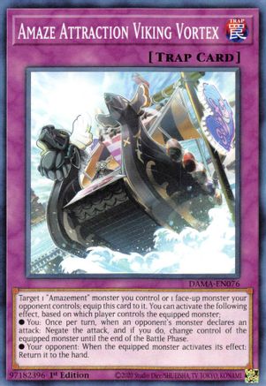 Amaze Attraction Viking Vortex - DAMA-EN076 - Dawn of Majesty 1st Edition