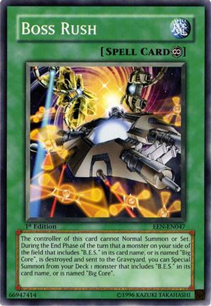Boss Rush (EEN-EN047) - Elemental Energy 1st Edition