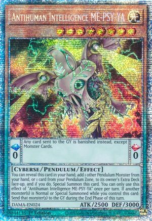 Antihuman Intelligence ME-PSY-YA (Starlight Rare) - DAMA-EN024 - Dawn of Majesty 1st Edition