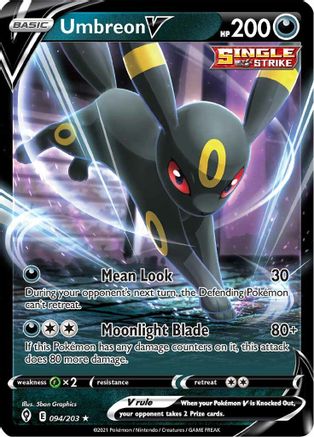 Umbreon V 94/203 - SWSH07 Evolving Skies Holofoil