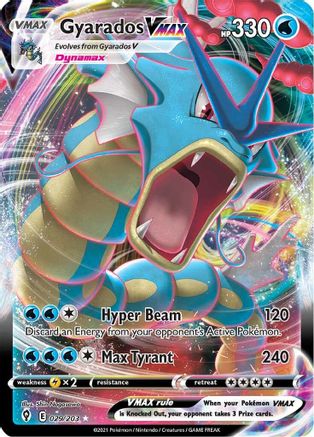 Gyarados VMAX 29/203 - Evolving Skies Holofoil