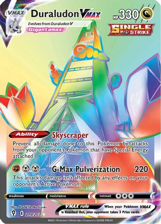 Duraludon VMAX 219/203 - Evolving Skies Holofoil