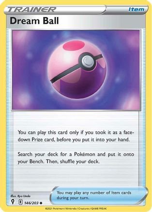 Dream Ball 146/203 - Evolving Skies Reverse Holofoil