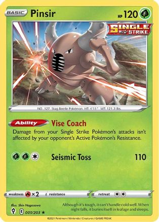 Pinsir 1/203 - Evolving Skies