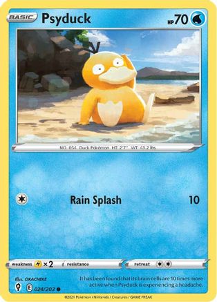 Psyduck 24/203 - Evolving Skies Reverse Holofoil