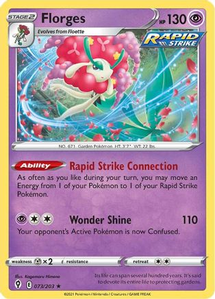 Florges 73/203 - Evolving Skies Reverse Holofoil