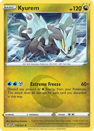 Kyurem 116/203 - Evolving Skies Holofoil