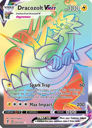 Dracozolt VMAX 210/203 - Evolving Skies Holofoil