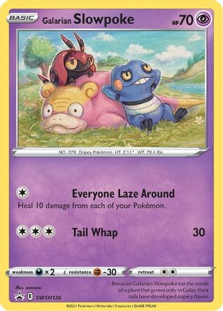 Galarian Slowpoke - SWSH126 SWSH126/307 - SWSH Sword & Shield Promo Cards Holofoil