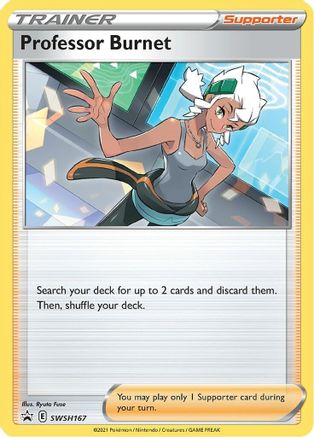 Professor Burnet - SWSH167 SWSH167/307 - SWSH Sword & Shield Promo Cards