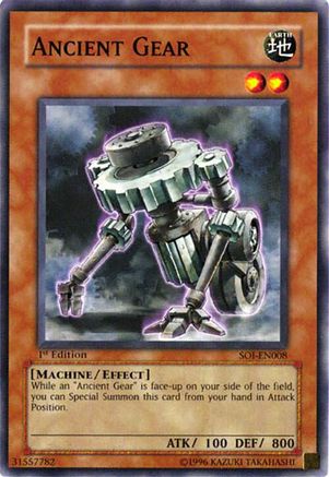 Ancient Gear - SOI-EN008 - Shadow of Infinity 1st Edition