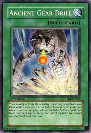 Ancient Gear Drill - SOI-EN040 - Shadow of Infinity 1st Edition