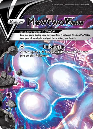 Mewtwo V-UNION SWSH159/307 - SWSH Black Star Promos Holofoil