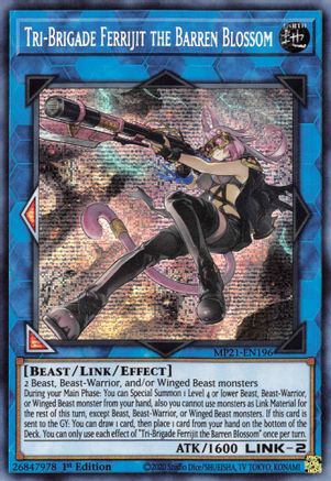 Tri-Brigade Ferrijit the Barren Blossom (MP21-EN196) - 2021 Tin of Ancient Battles 1st Edition