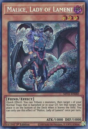 Malice, Lady of Lament (MP21-EN060) - 2021 Tin of Ancient Battles 1st Edition