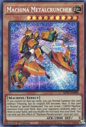 Machina Metalcruncher (MP21-EN094) - 2021 Tin of Ancient Battles 1st Edition