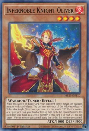 Infernoble Knight Oliver (MP21-EN110) - 2021 Tin of Ancient Battles 1st Edition