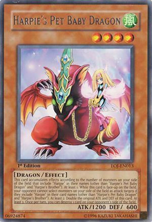 Harpie's Pet Baby Dragon (EOJ-EN013) - Enemy of Justice Unlimited